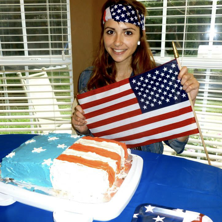 Laetitia, une année en famille et à l'école aux USA avec PIE - Parcours d'anciens (2) - Going away party 